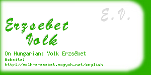 erzsebet volk business card
