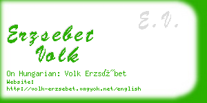 erzsebet volk business card